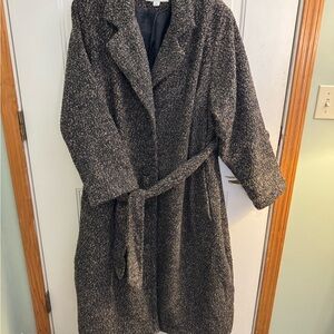 Ava & Viv Black and Tan Textured Jacket